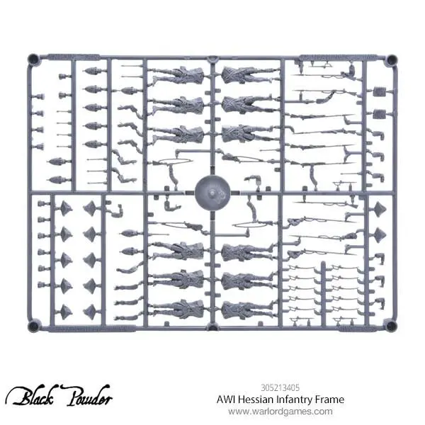 Awi Hessian Infantry Sprue 1