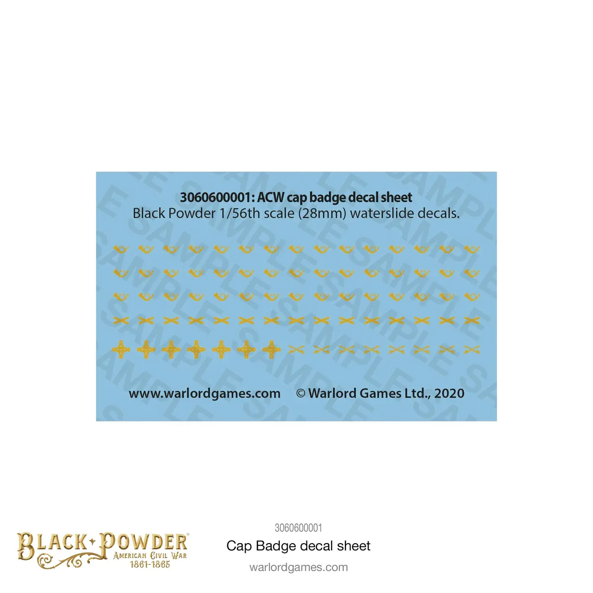 Acw Cap Badge Decal Sheet 1