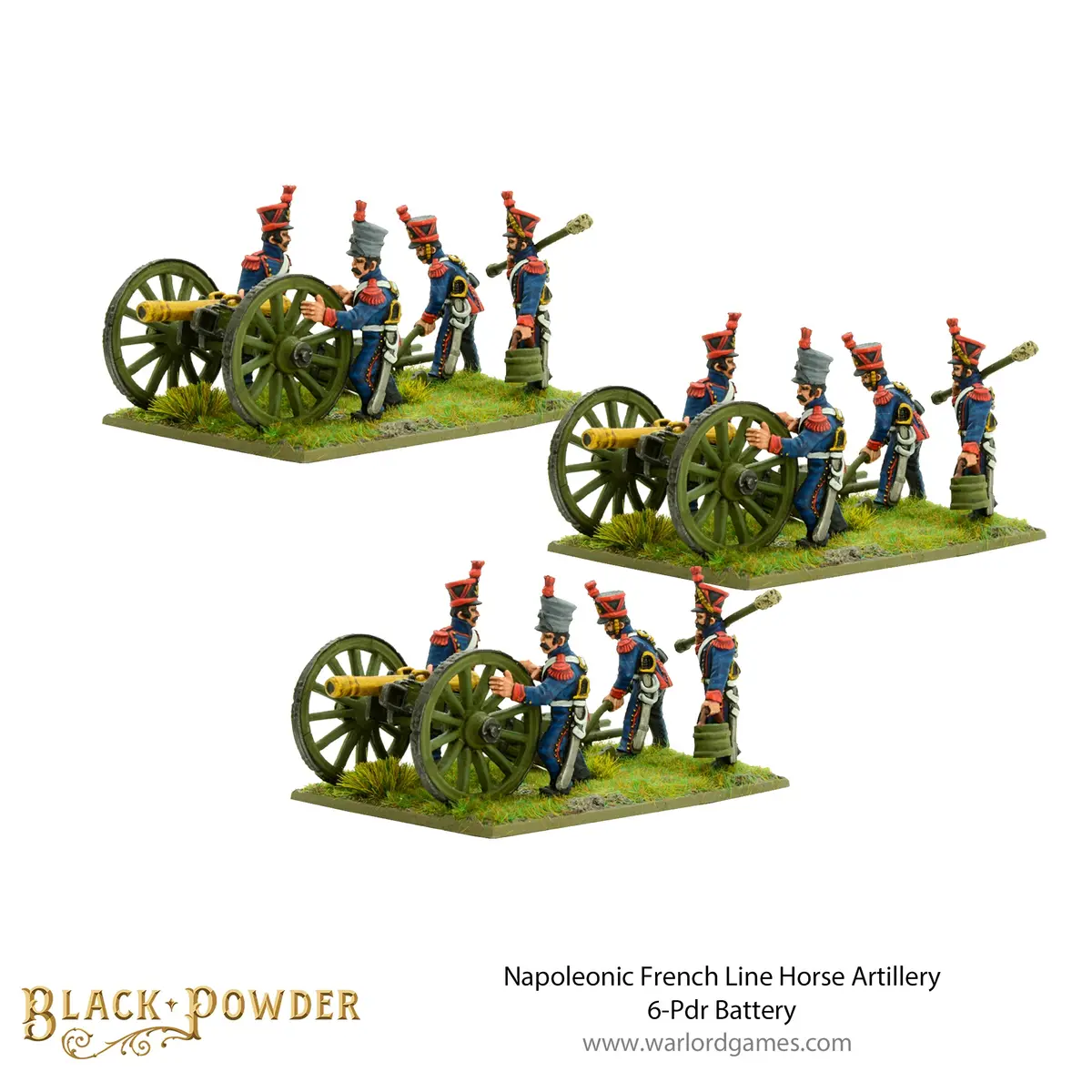 Napoleonic French Line Horse Artillery 6-Pdr Battery 1