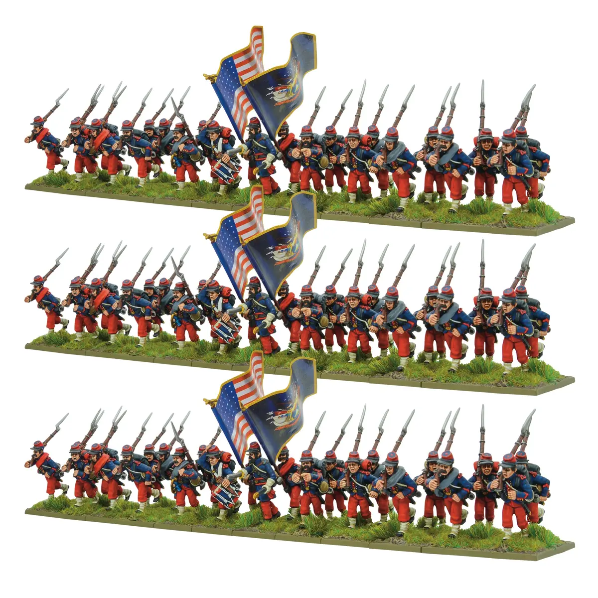 American Civil War Zouaves Brigade 1