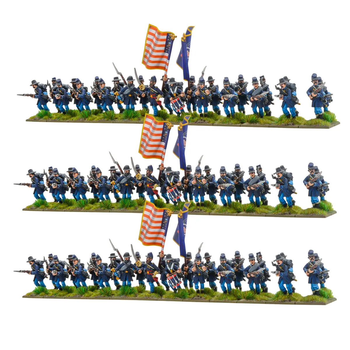 American Civil War Infantry Brigade (Charging) 1