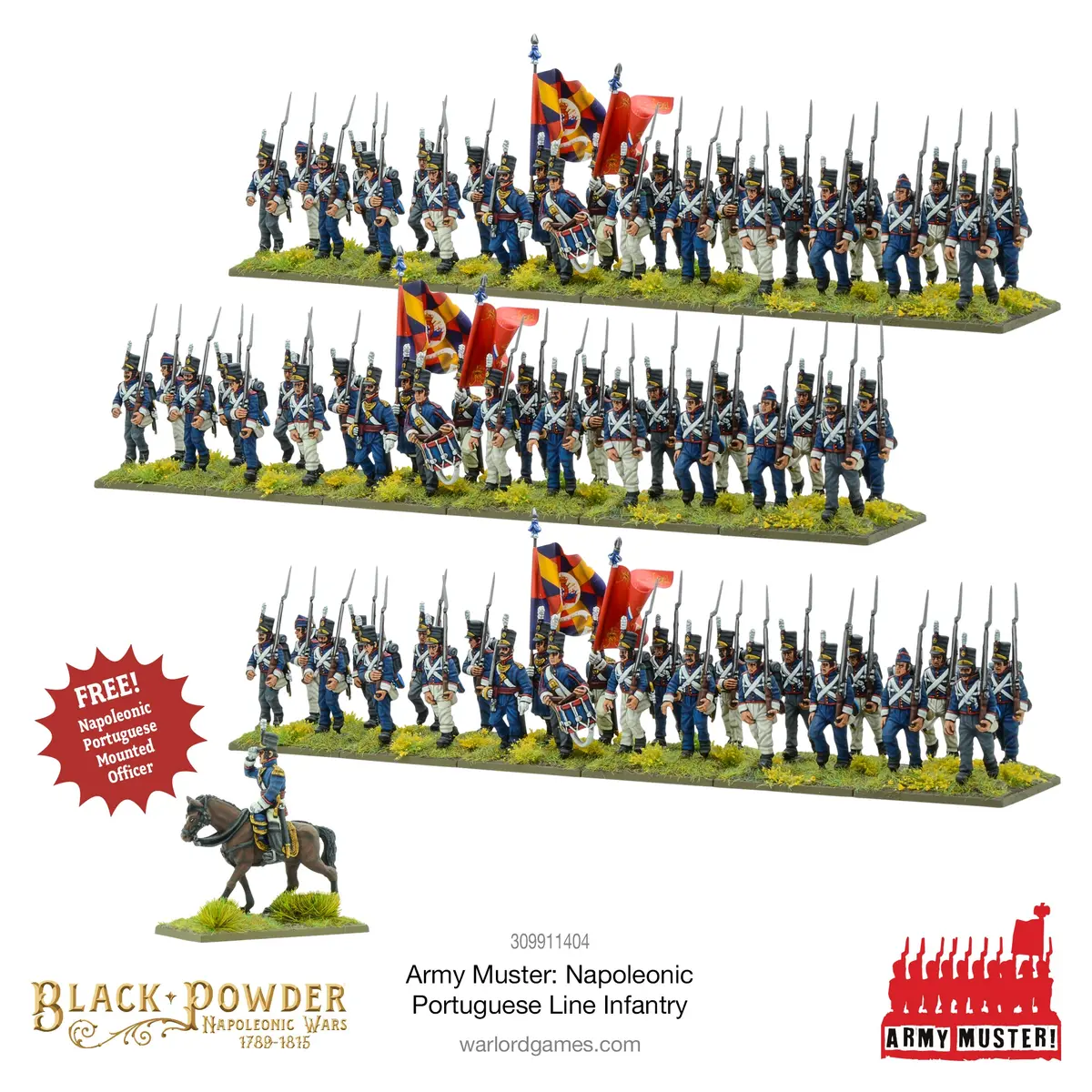 Army Muster: Napoleonic Portuguese Line Infantry 1