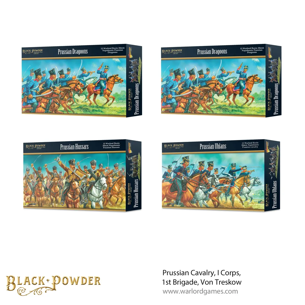 Prussian Cavalry, I Corps, 1St Brigade, Von Treskow 1