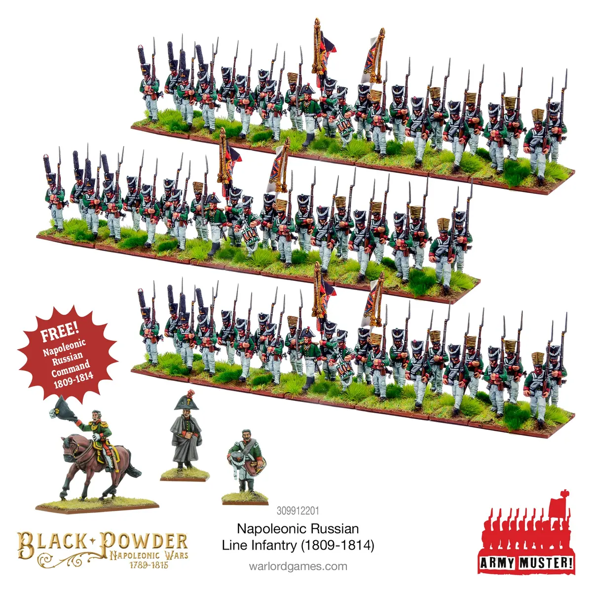Army Muster: Napoleonic Russian Line Infantry (1809-1814) 1
