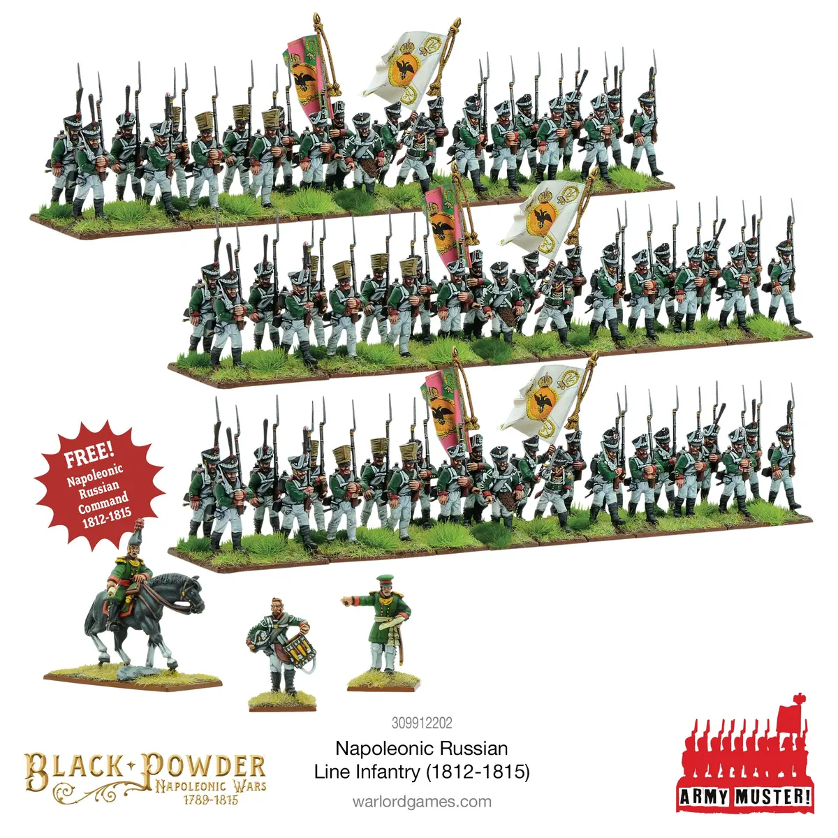 Army Muster: Napoleonic Russian Line Infantry (1812-1815) 1