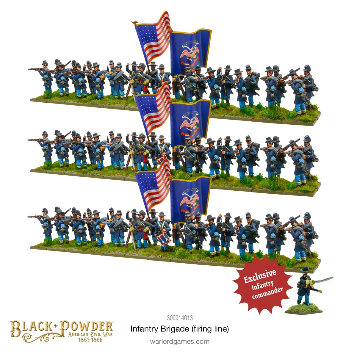 American Civil War Infantry Brigade (Firing Line) 1