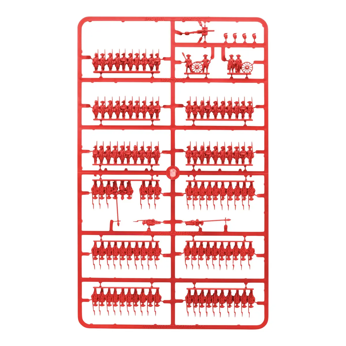 Epic American War Of Independence Sprue 1.1 - Red 1