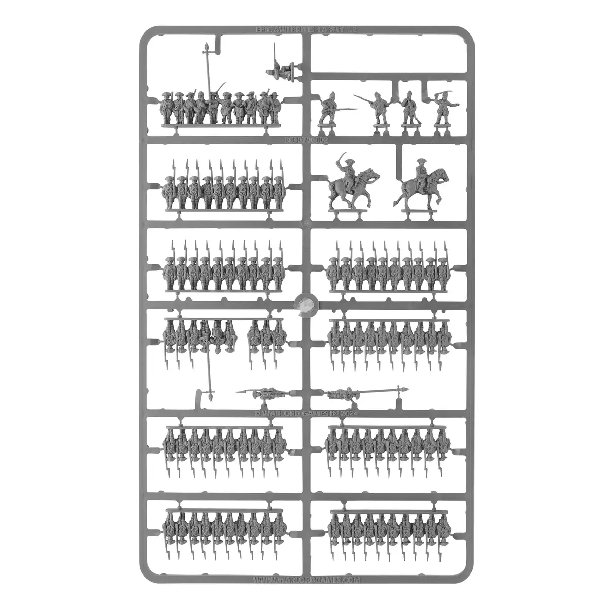 Epic American War Of Independence British Army Sprue 1.2 1