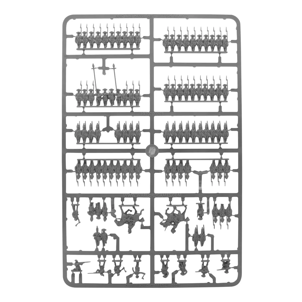 Epic American War Of Independence British Army Sprue 2 (Hessians) 1