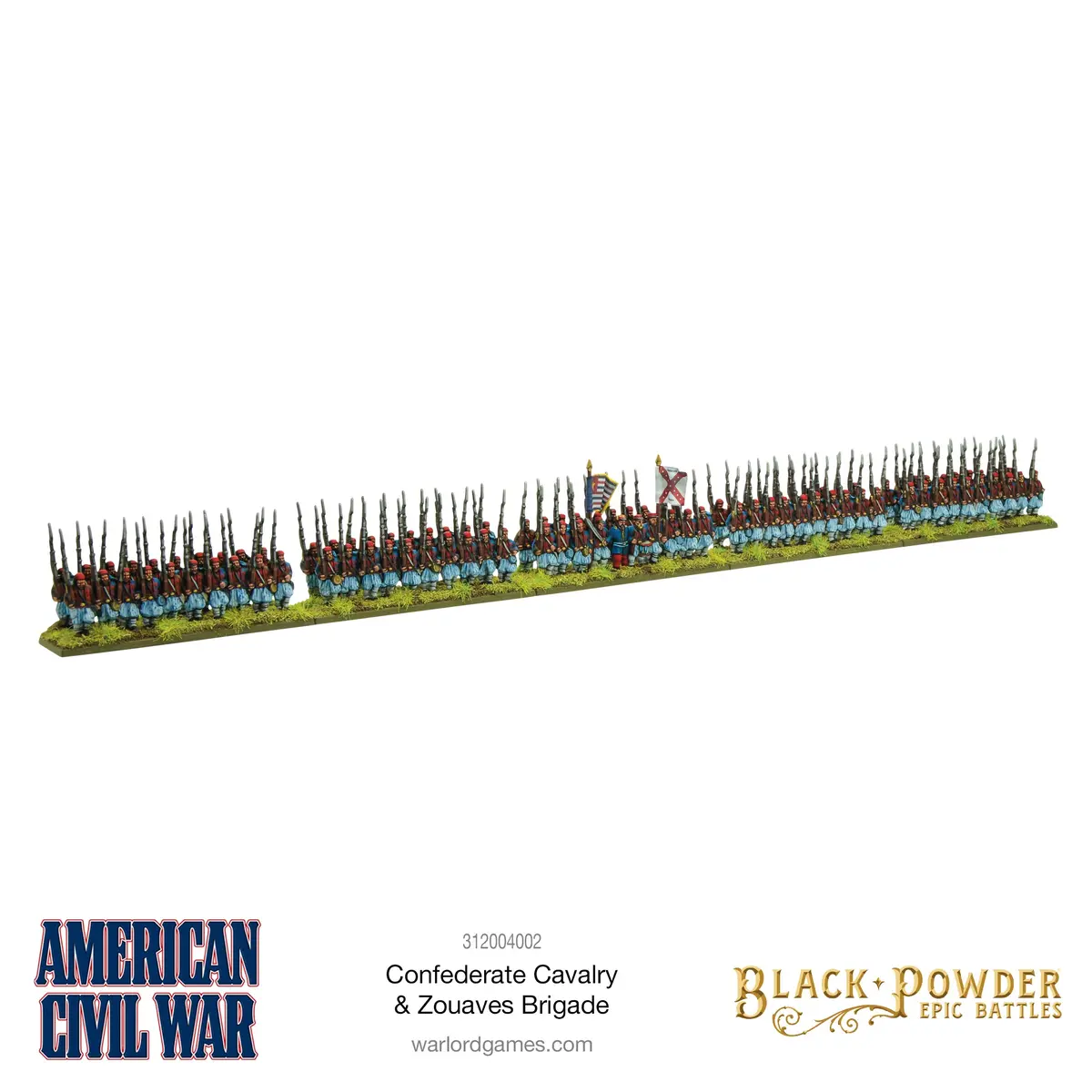 Black Powder Epic Battles - American Civil War Confederate Cavalry & Zouaves Brigade 2