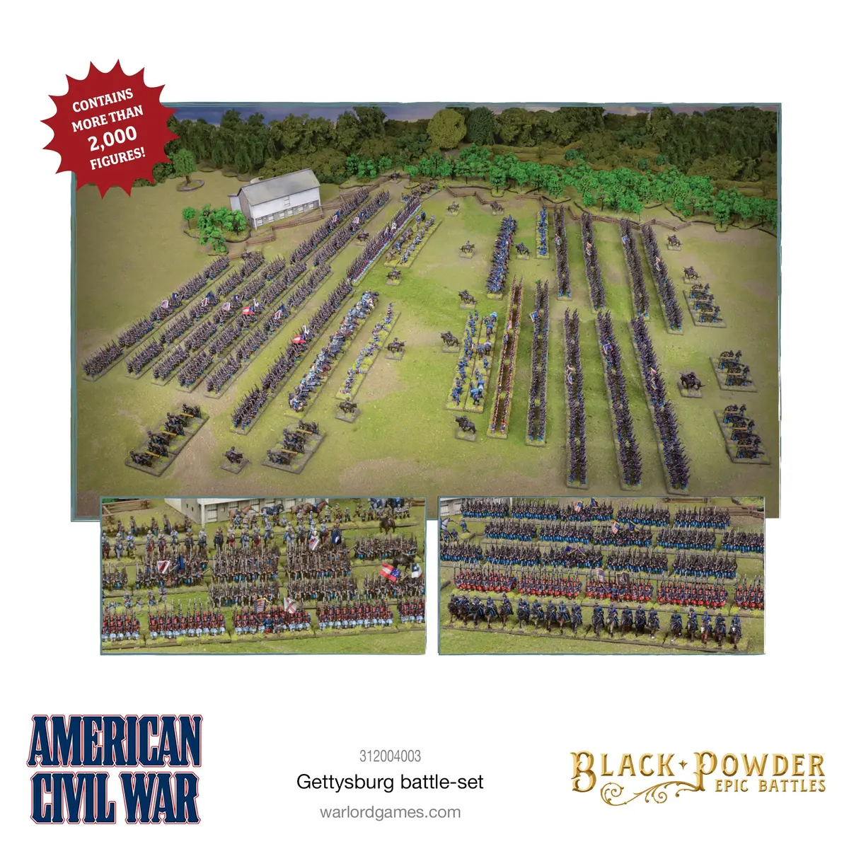Black Powder Epic Battles - American Civil War Gettysburg Battle Set 2