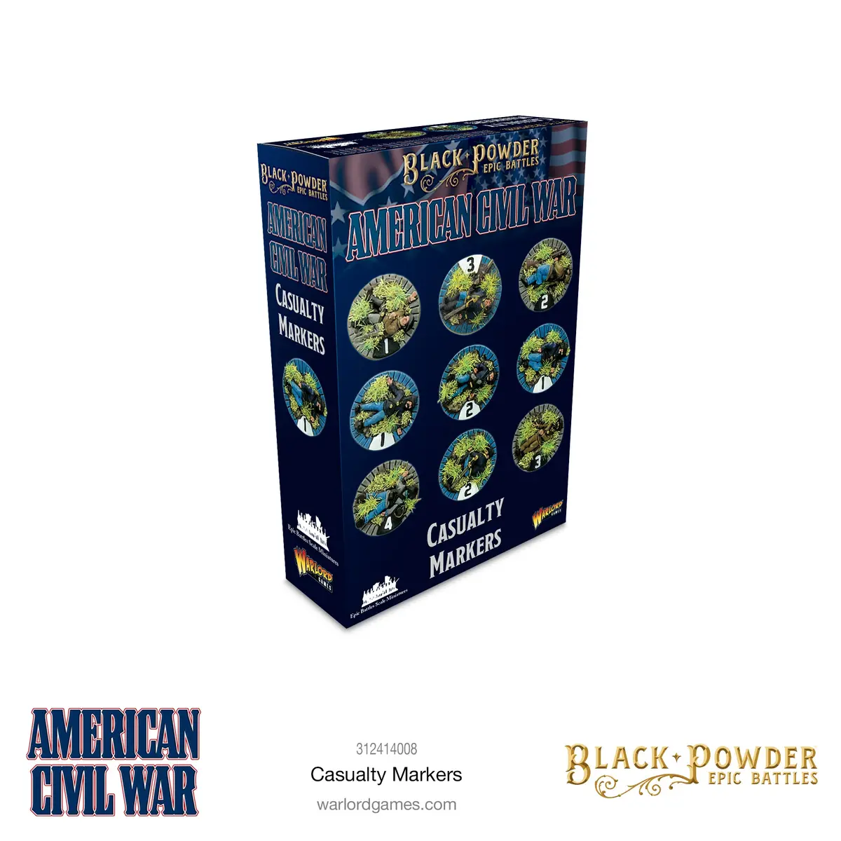 Black Powder Epic Battles - American Civil War Casualty Markers 1