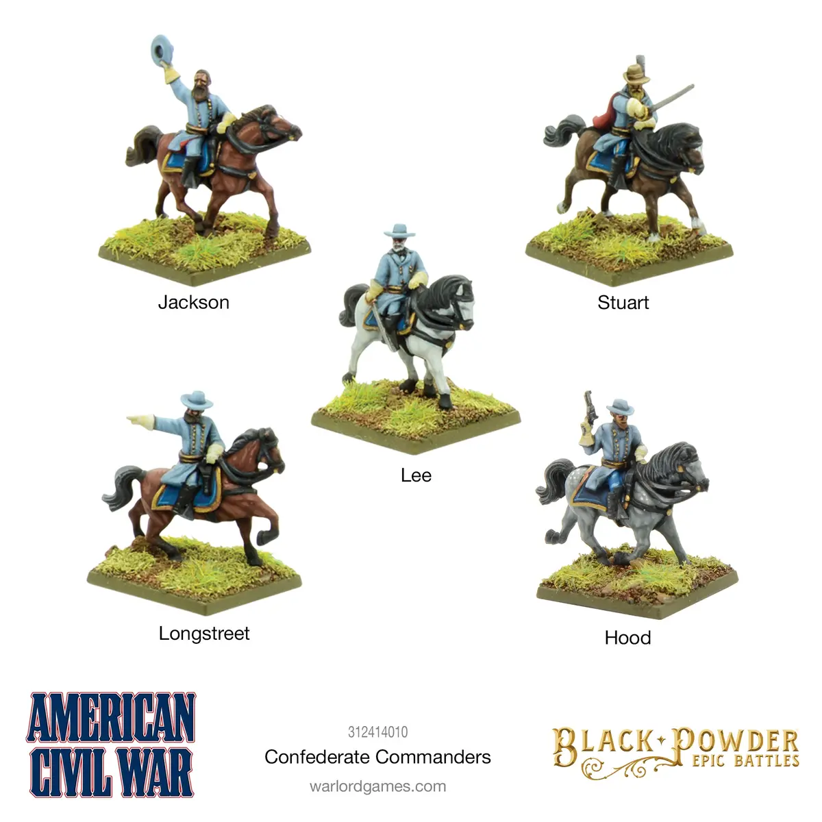 Black Powder Epic Battles: American Civil War Confederate Commanders 1