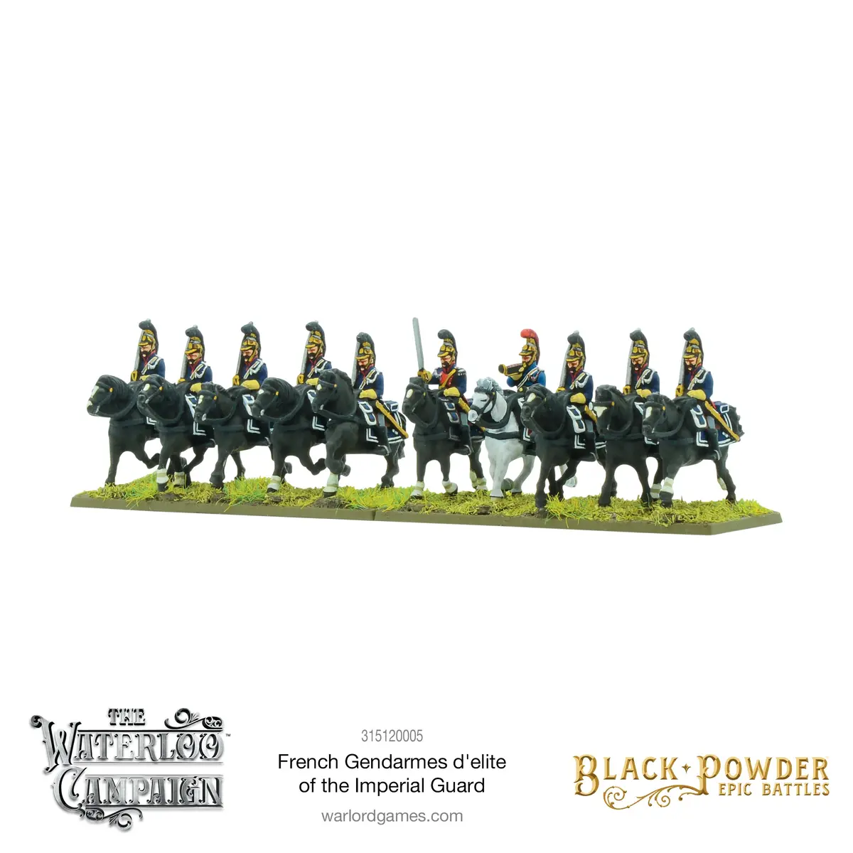 Black Powder Epic Battles: Waterloo - French Gendarmes D'elite Of The Imperial Guard 1