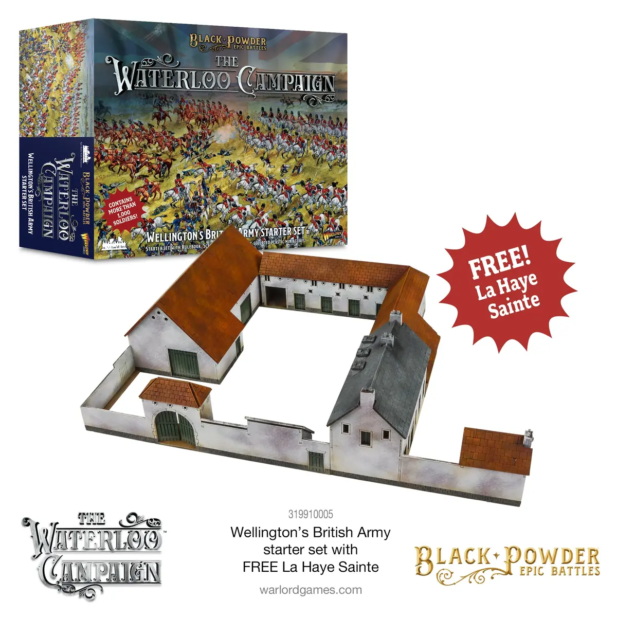 Black Powder Epic Battles: Waterloo British Starter Army Special Offer 1