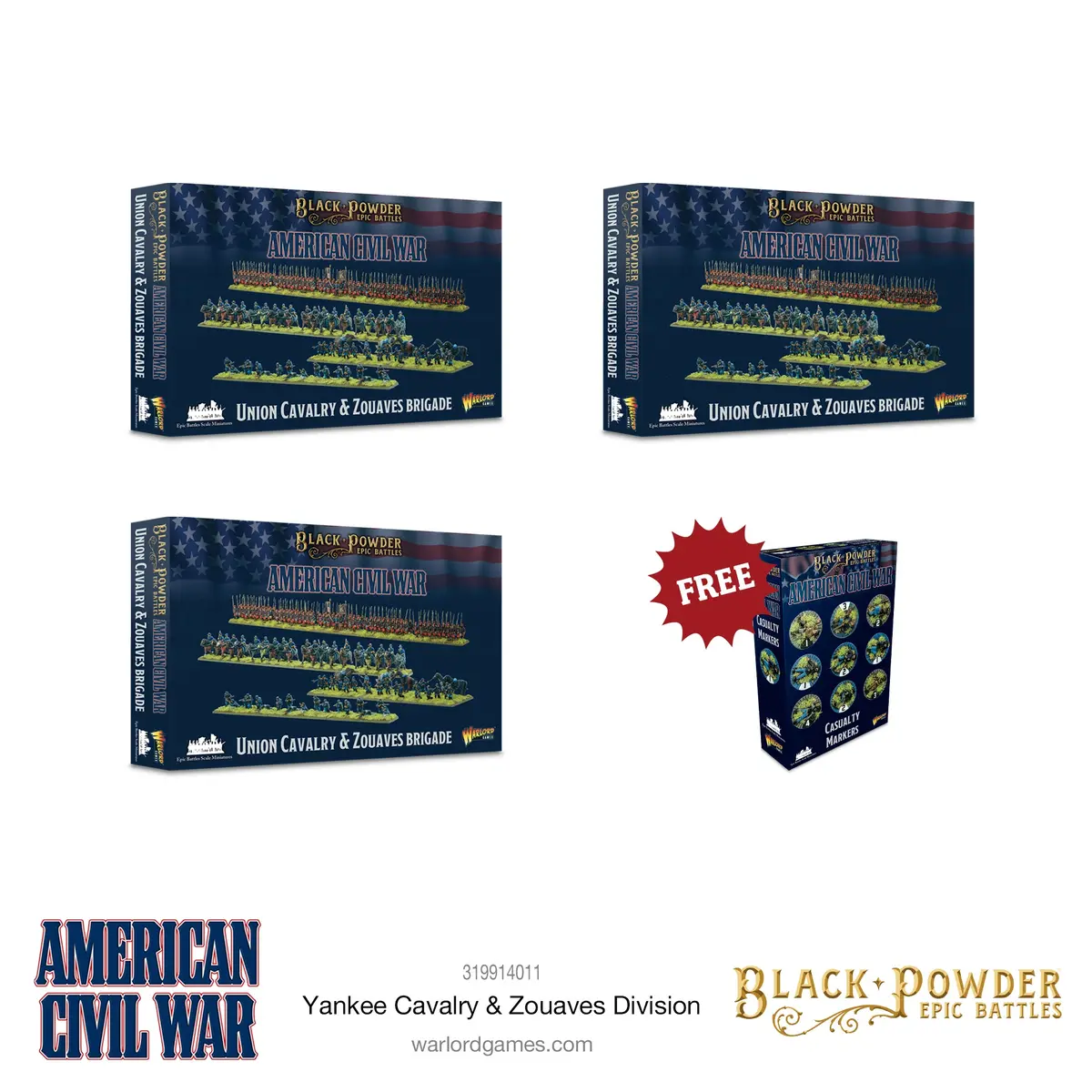 Black Powder Epic Battles - American Civil War Yankee Cavalry & Zouaves Division 2