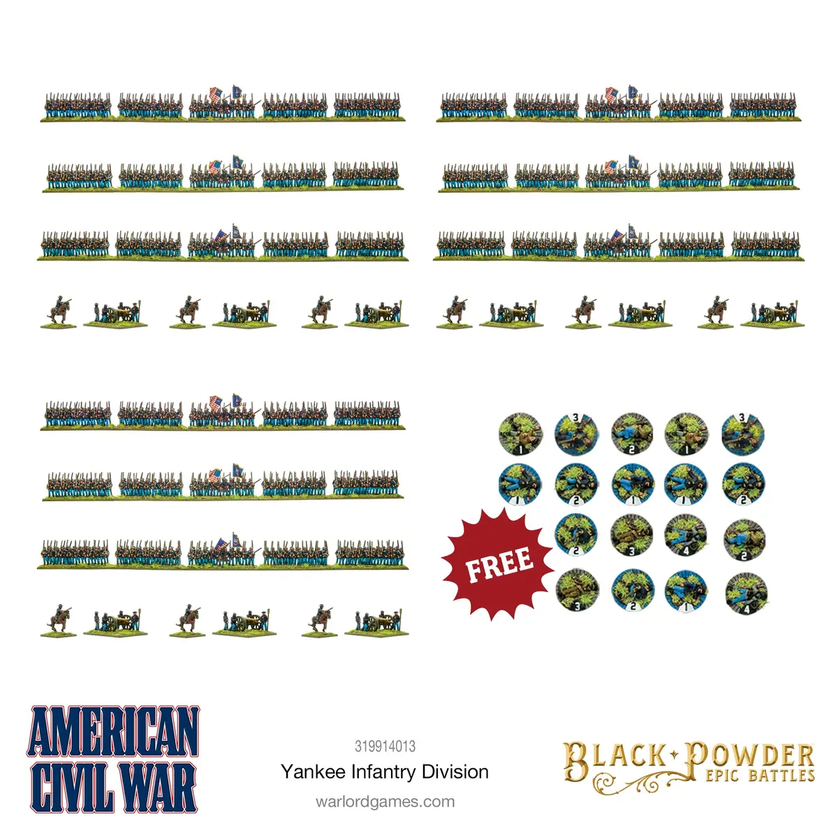 Black Powder Epic Battles - American Civil War Yankee Infantry Division 1