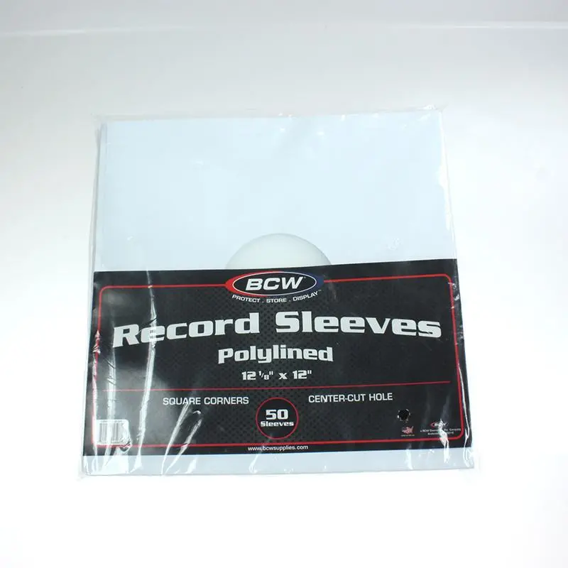 33 Rpm Record Polylined Paper Sleeves (50/Pack) 1