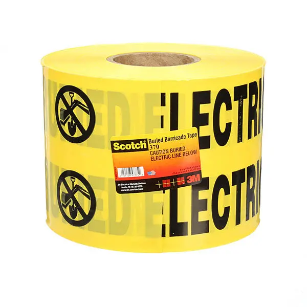 Scotch® 300 Series Various Hazard Non-Detectable Underground Barricade Tapes 8