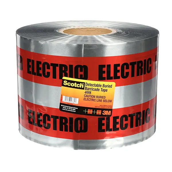 Scotch® 400 Series Detectable Buried Underground Barricade Tapes 7