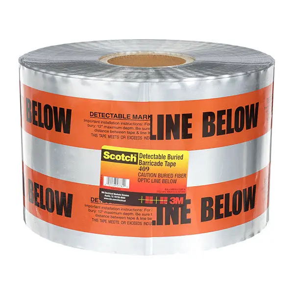 Scotch® 400 Series Detectable Buried Underground Barricade Tapes 8