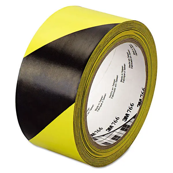 The 3M™ Co. 766 Yellow And Black Safety Stripe Tape 1