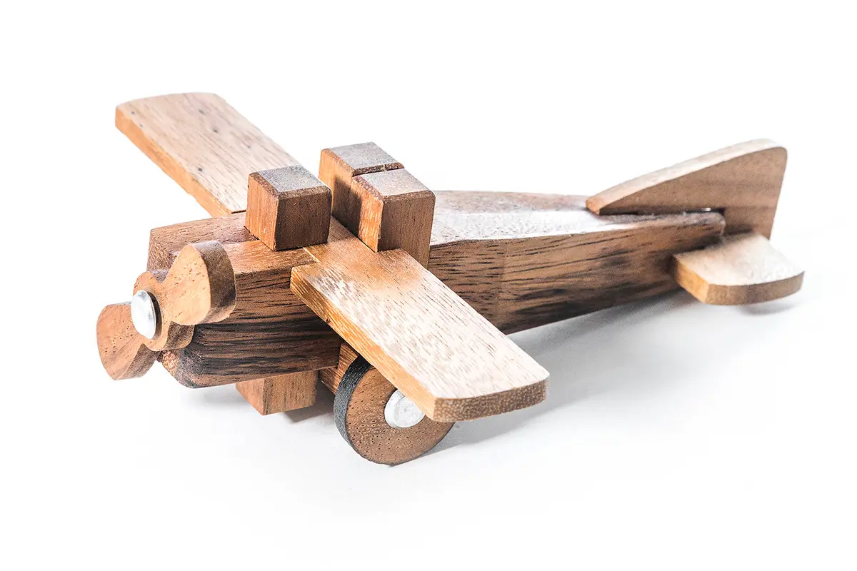3D Airplane Puzzle Model 1