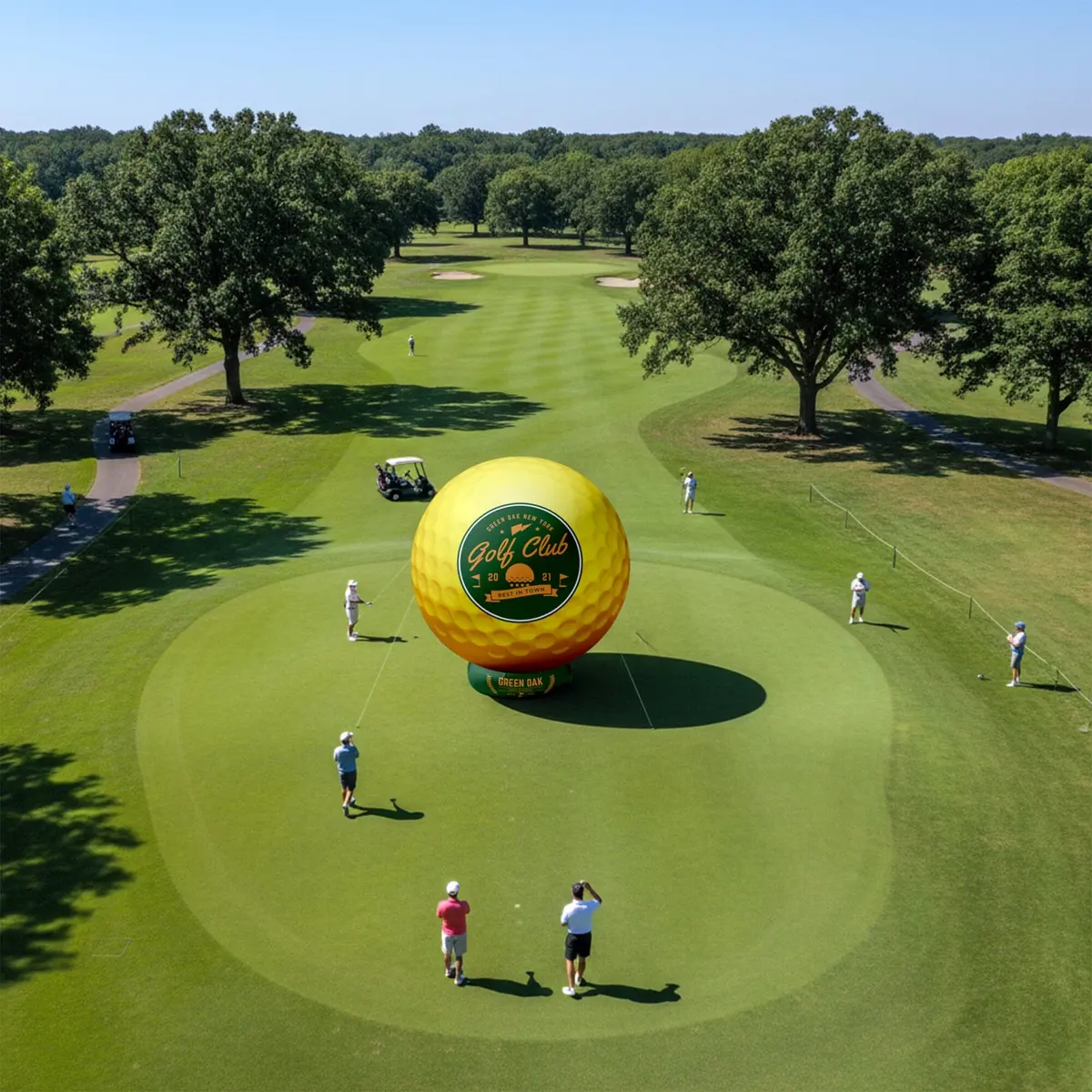 Custom Giant Inflatable Golf Ball 7