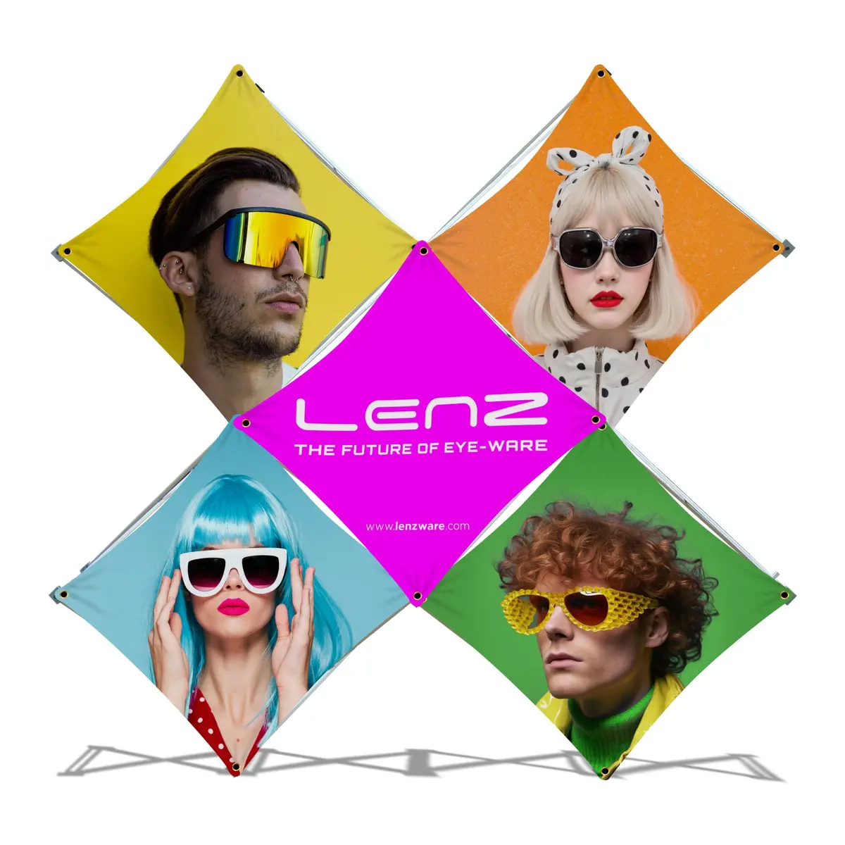 Custom Pop-Up Trade Show Display - (5 Panel) 1