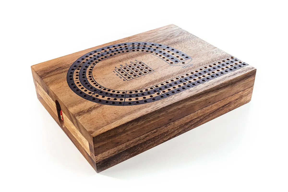 4 Track Cribbage Board 1