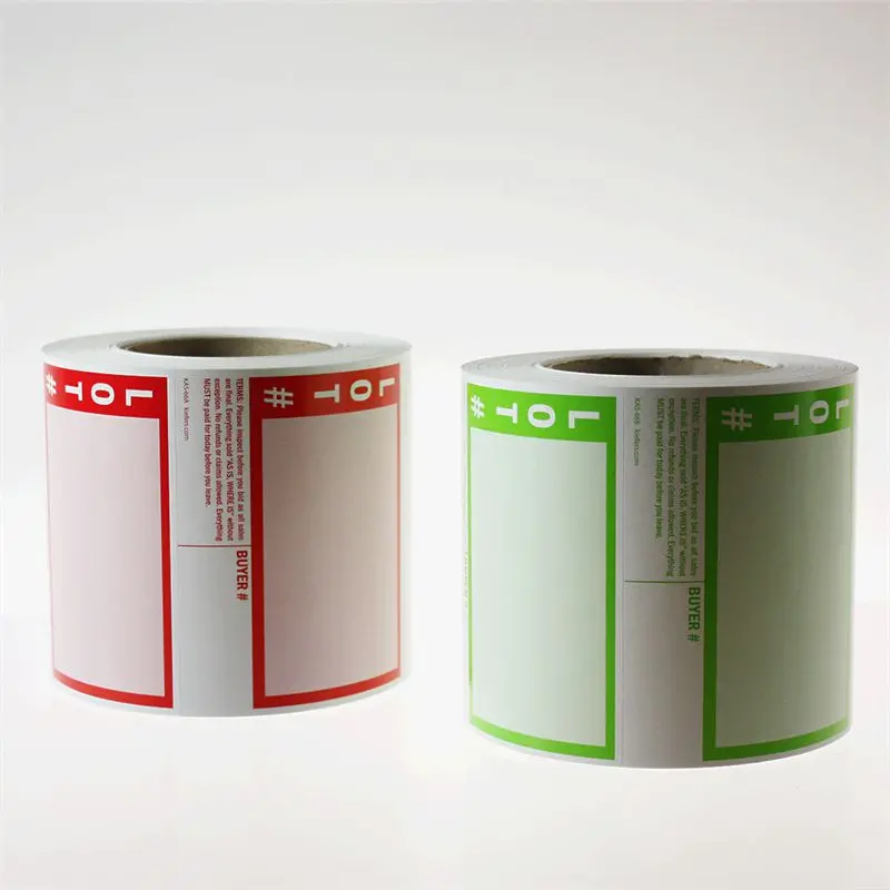 4" X 5" Extra Heavy Commercial Labels (500/Roll) 1