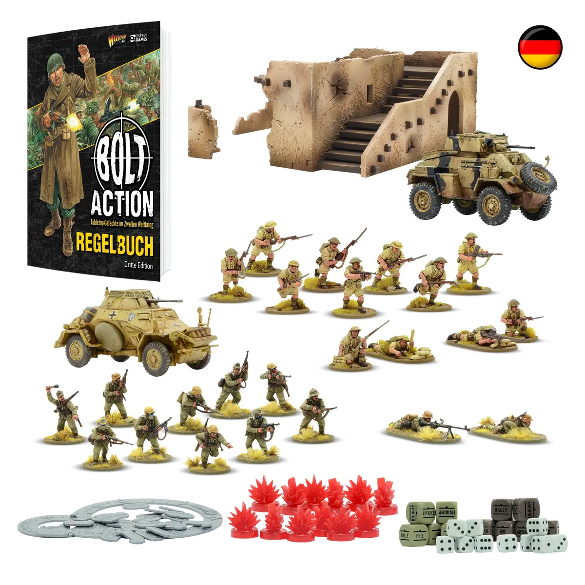 A Gentleman's War - German Language Bolt Action: Third Edition Starter Set 1