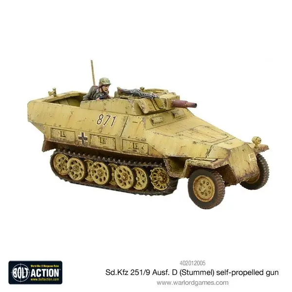 Sd.Kfz 251/9 Ausf D (Stummel) Half-Track 1