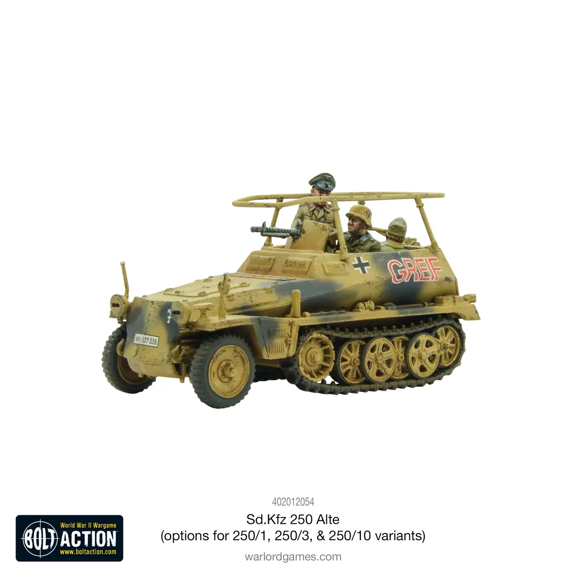 Sd.Kfz 250 (Alte) Half-Track (Options To Make 250/1, 250/3 Or 250/10 Variants) 2