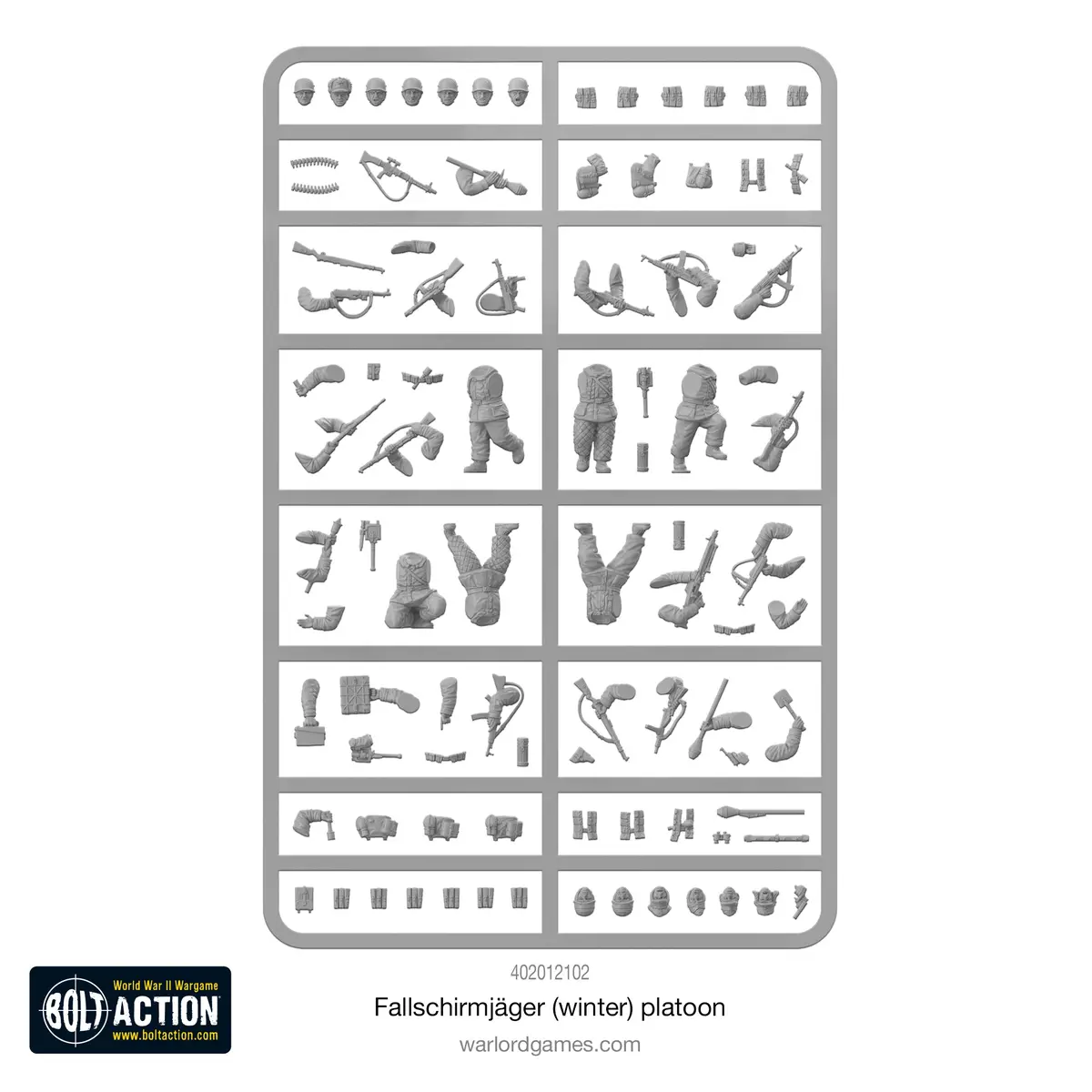 Fallschirmjager Winter Sprue 1