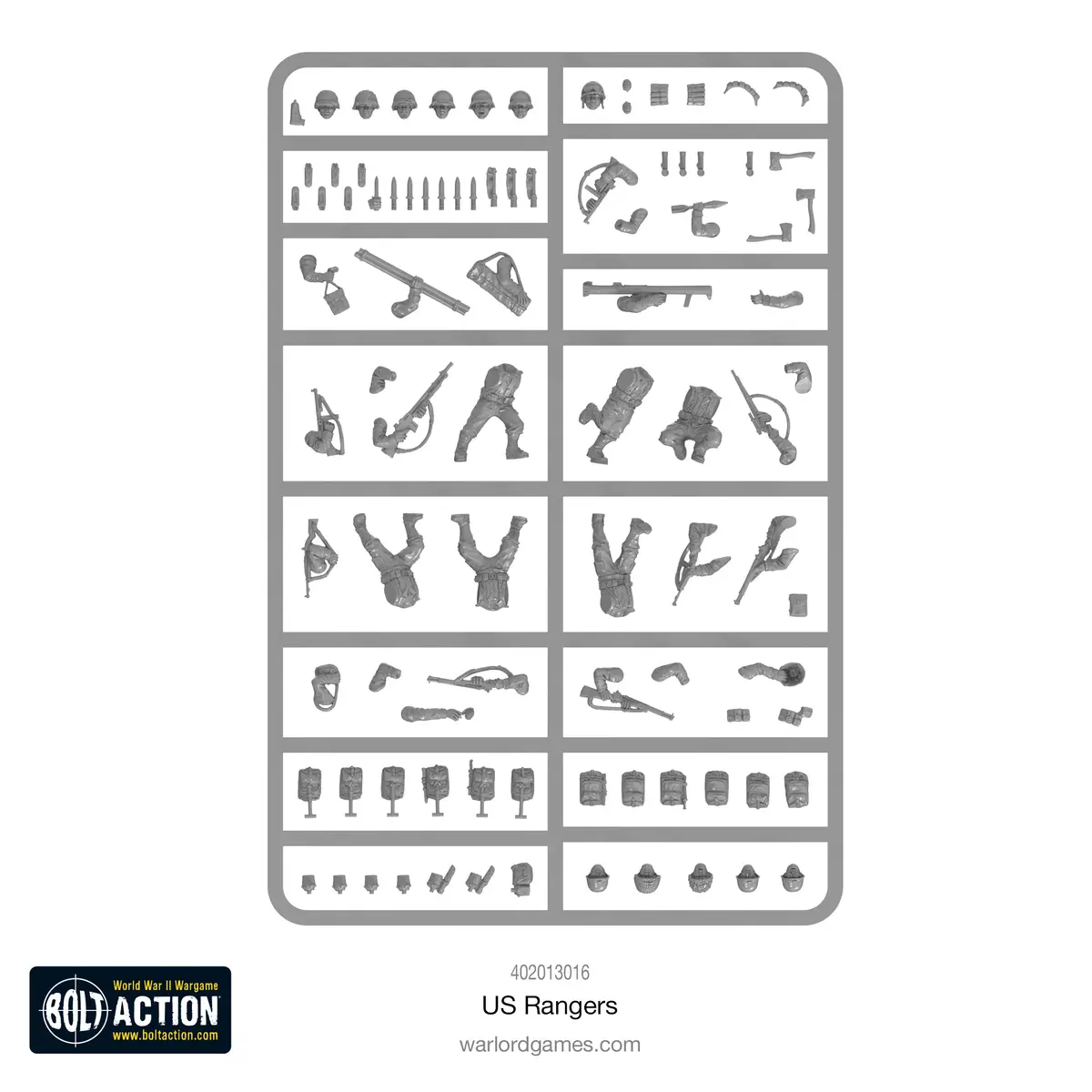 Us Rangers Plastic Sprue 1