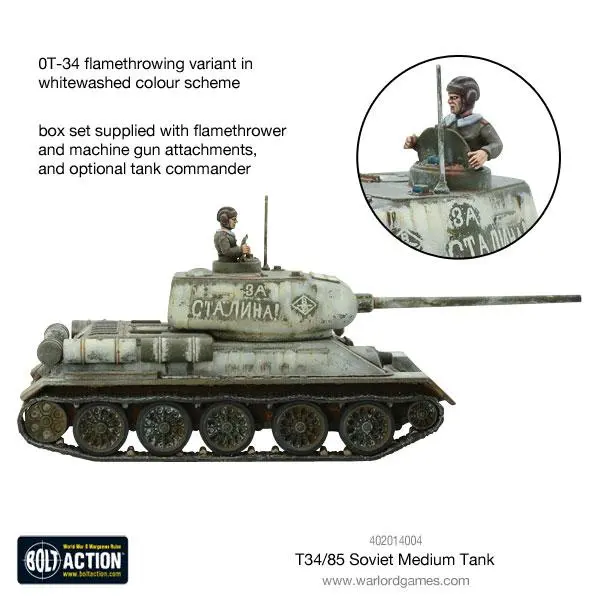 T-34/85 Medium Tank (Plastic) 2
