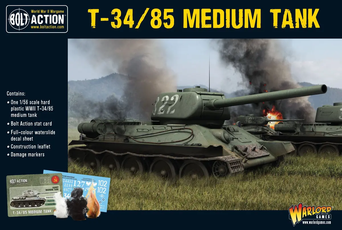 T-34/85 Medium Tank (Plastic) 1