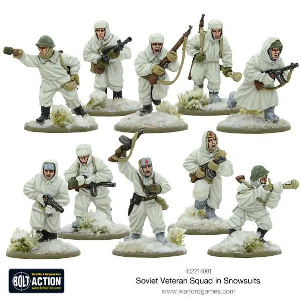 Soviet Veteran Squad In Snowsuits 2