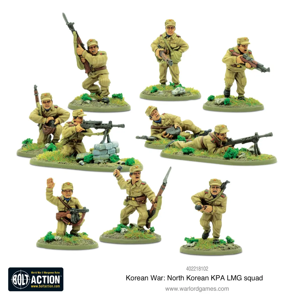 Korean War: North Korean Kpa Lmg Squad 1