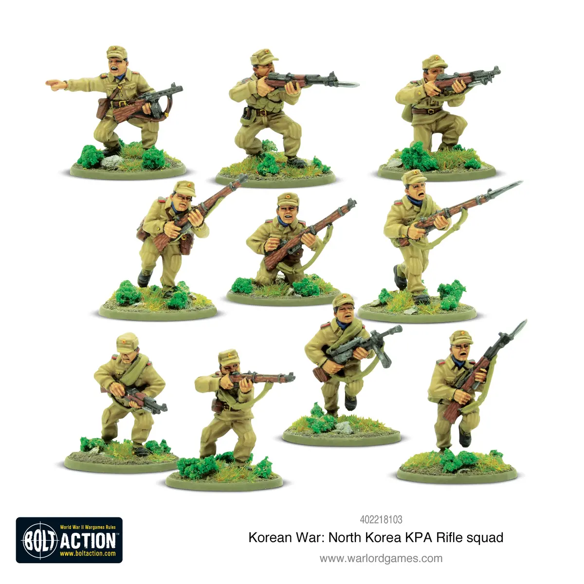 Korean War: North Korean Kpa Rifle Squad 1
