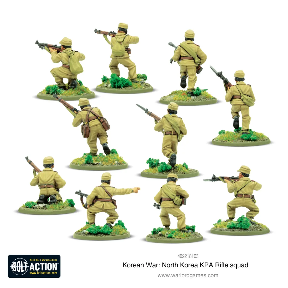 Korean War: North Korean Kpa Rifle Squad 2