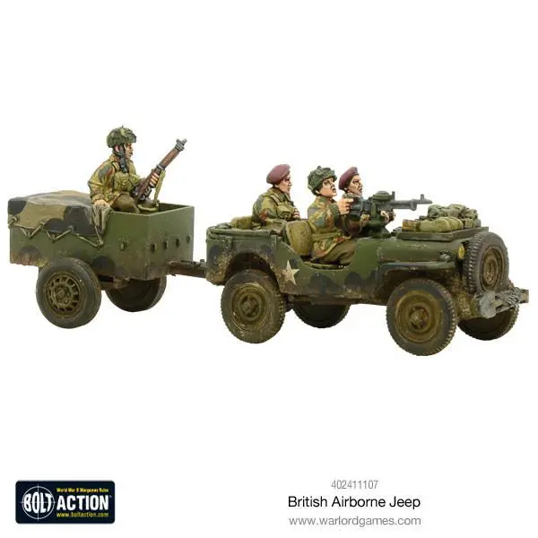 British Airborne Jeep & Trailer 1