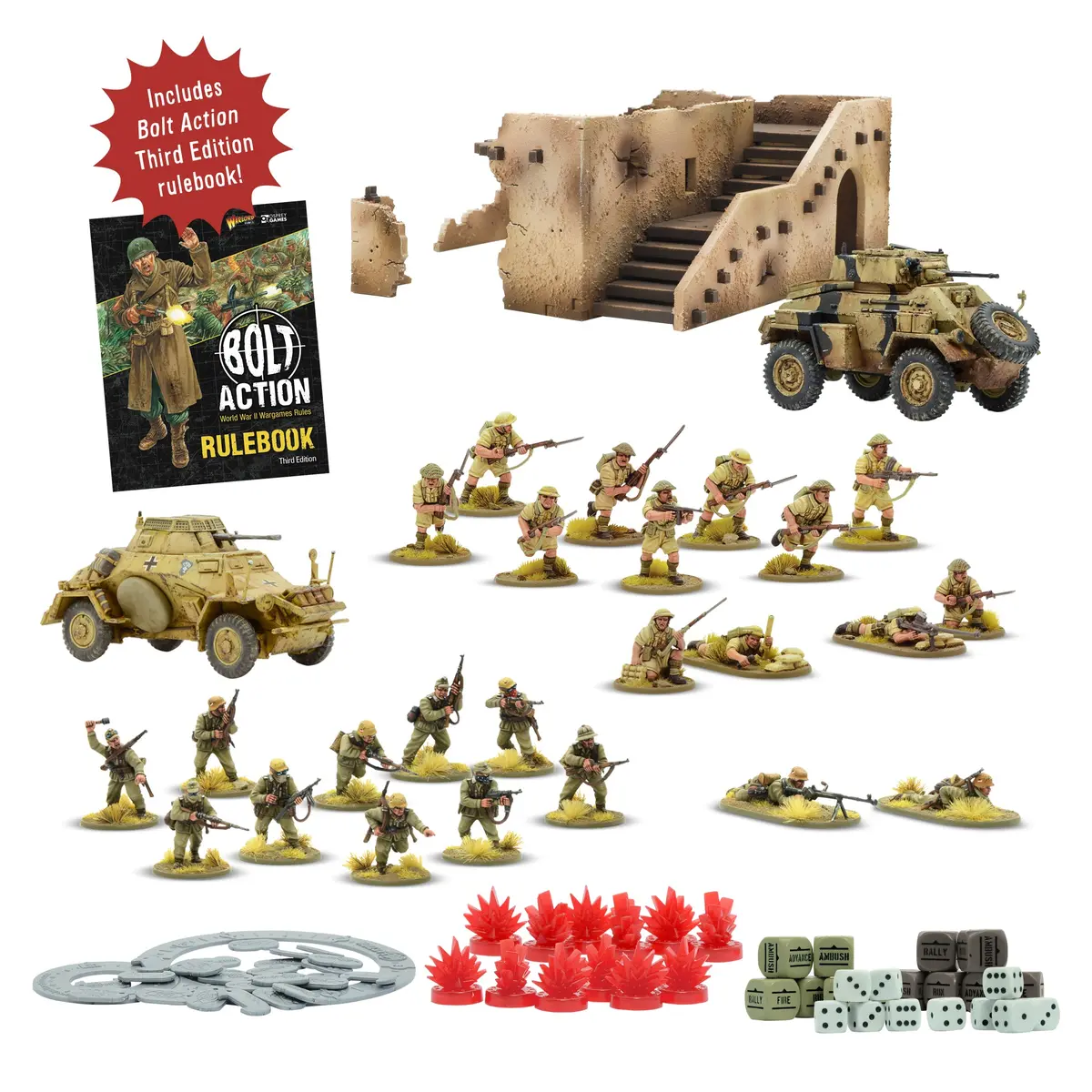 Bolt Action Starter Set – Gentleman's War - Desert Fox Bundle 2
