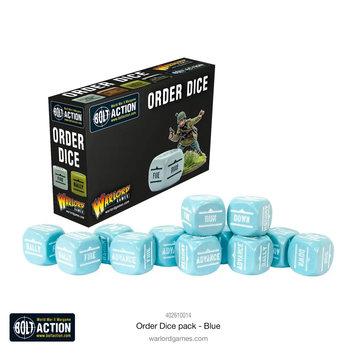 Bolt Action: Orders Dice Pack - Blue 1