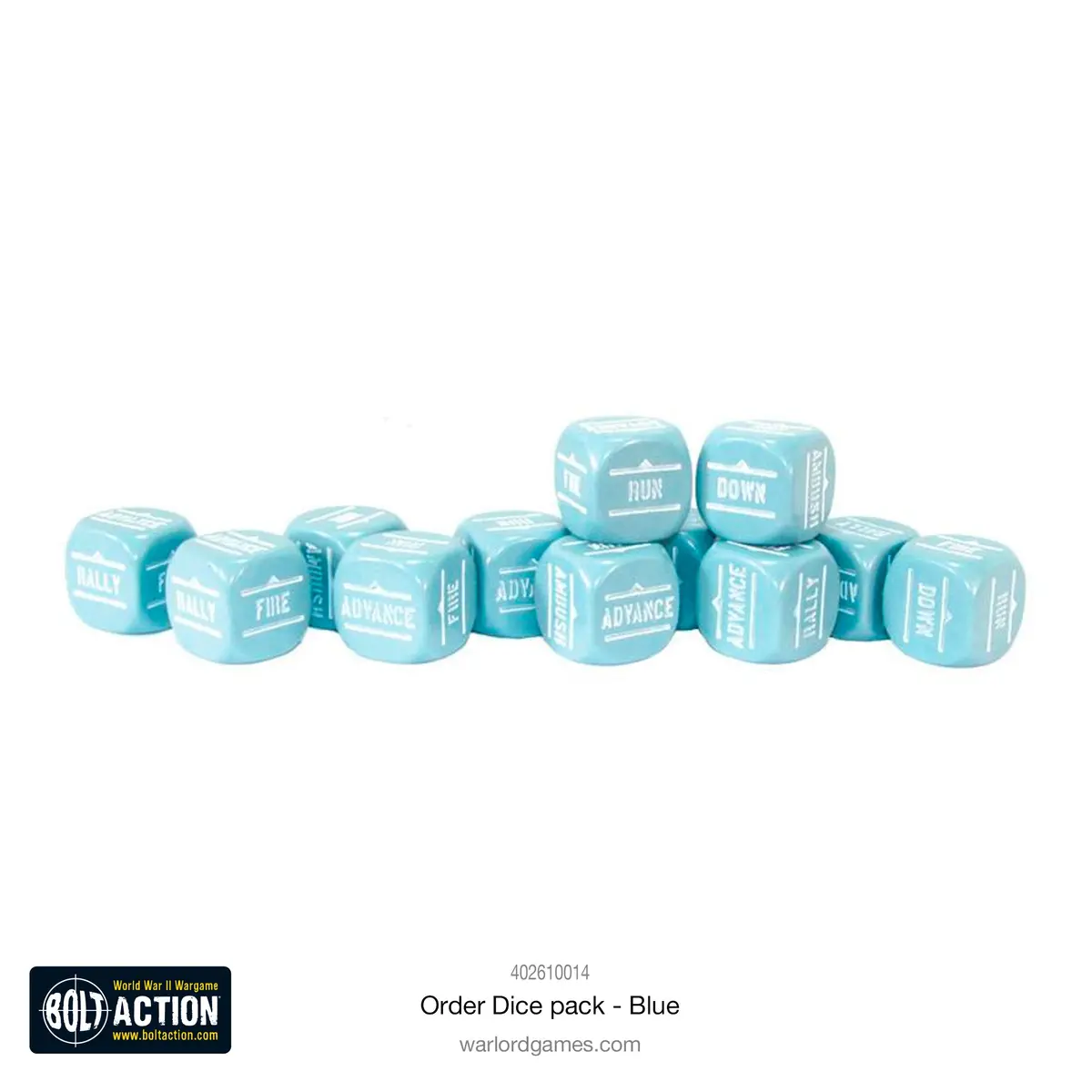 Bolt Action: Orders Dice Pack - Blue 2