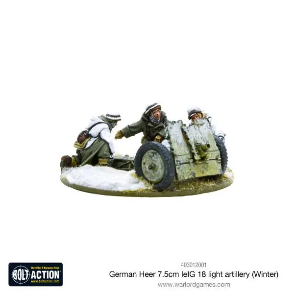 German Heer 7.5Cm Leig 18 Light Artillery (Winter) 1