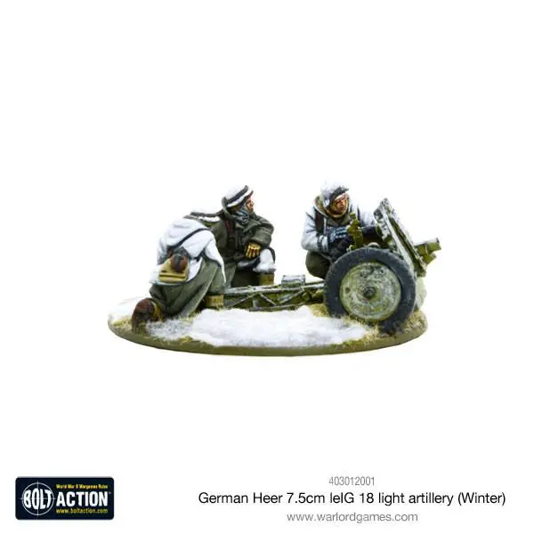 German Heer 7.5Cm Leig 18 Light Artillery (Winter) 2