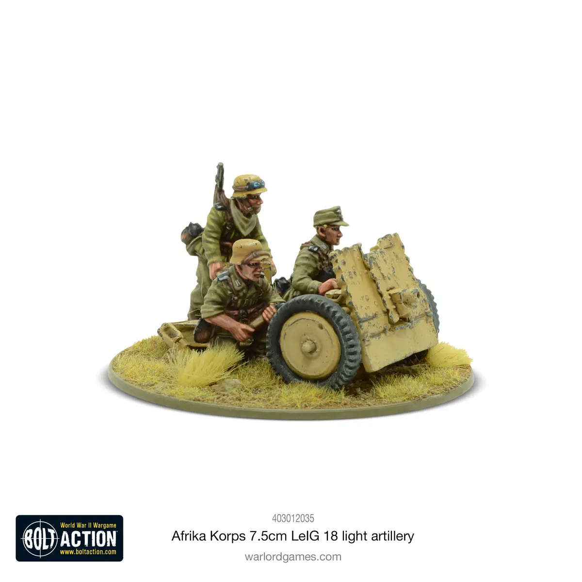 Afrika Korps 7.5Cm Leig 18 Light Artillery 1