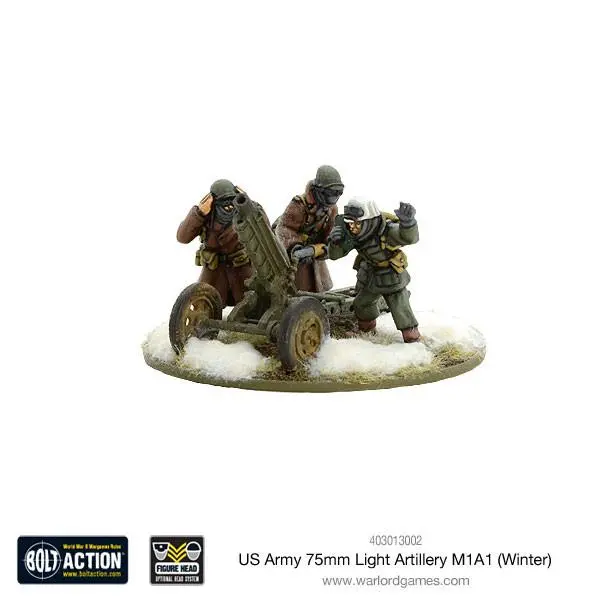Us Army 75Mm Light Artillery M1a1 (Winter) 1